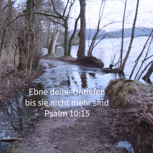 Der Böse suche seine Gesetzlosigkeit ( Psalm 10 )