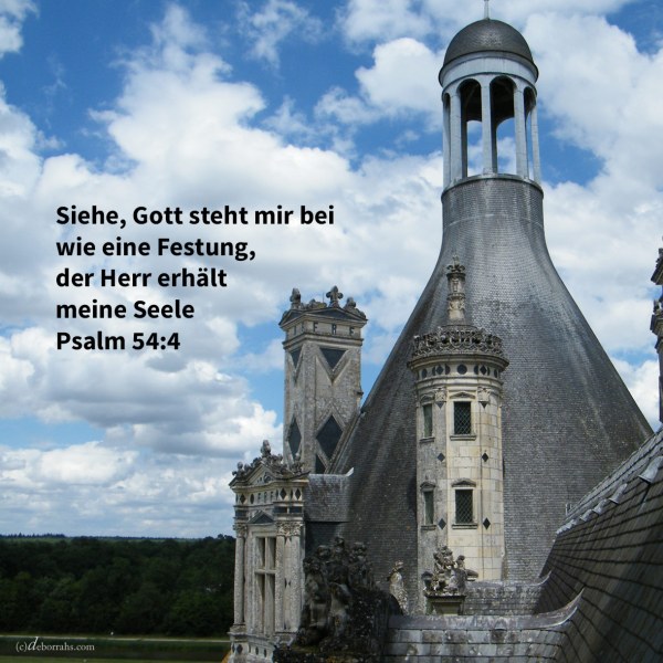 Siehe, Gott steht mir bei, der HERR erhält meine Seele ( Psalm 54,4 )