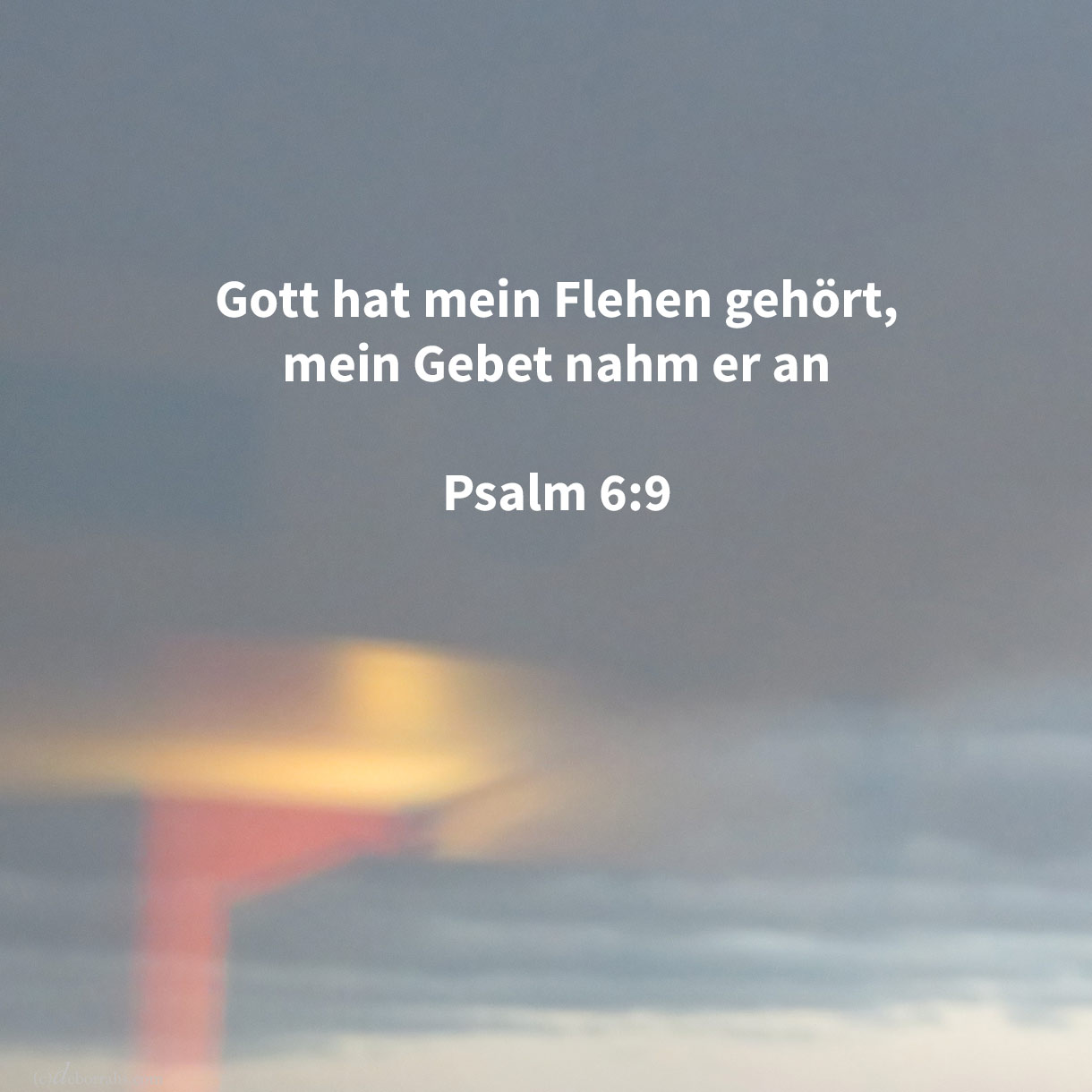 Jehova hat mein Flehen gehört; mein Gebet nahm Jehova an ( Psalm 6:9 ) 