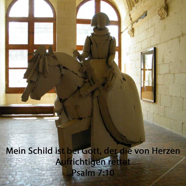 Mein Schild ist bei Gott, der die von Herzen Aufrichtigen rettet ( Psalm 7,10 )
