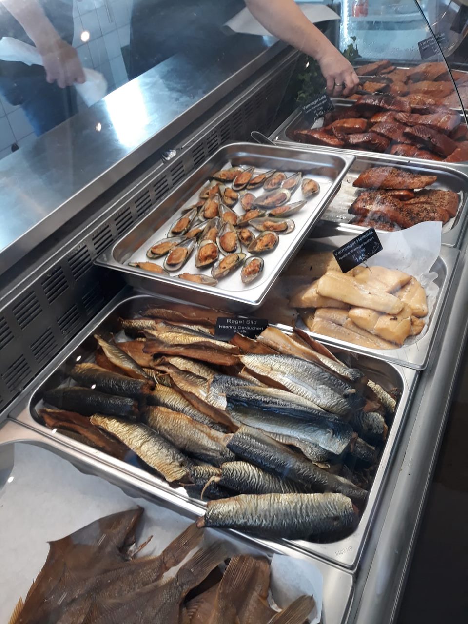 Fische in der Auslage